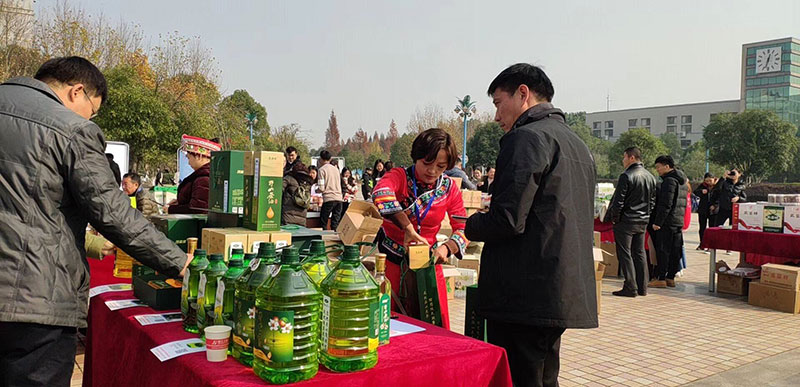 茂森緣野山茶油走進武漢工程大學 湖北有機山茶油