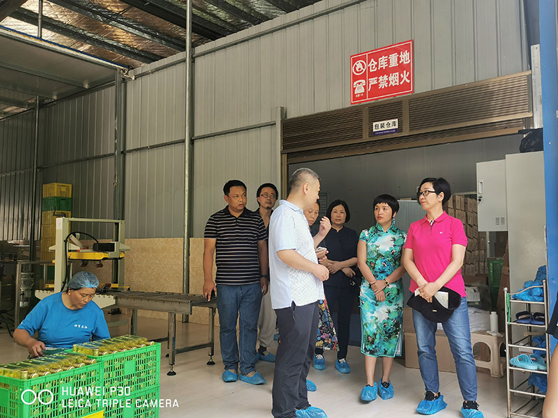 國家民委經(jīng)濟(jì)司副司長黃東輝蒞臨我司視察指導(dǎo)工作 湖北山茶油廠家